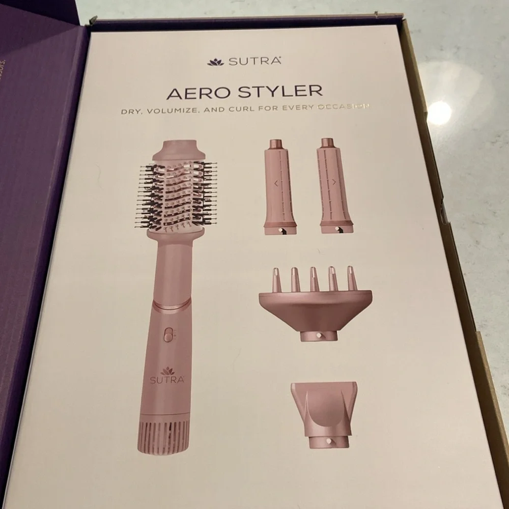 Sutra Aero Styler Hair Tool Set NEW in Rose Gold